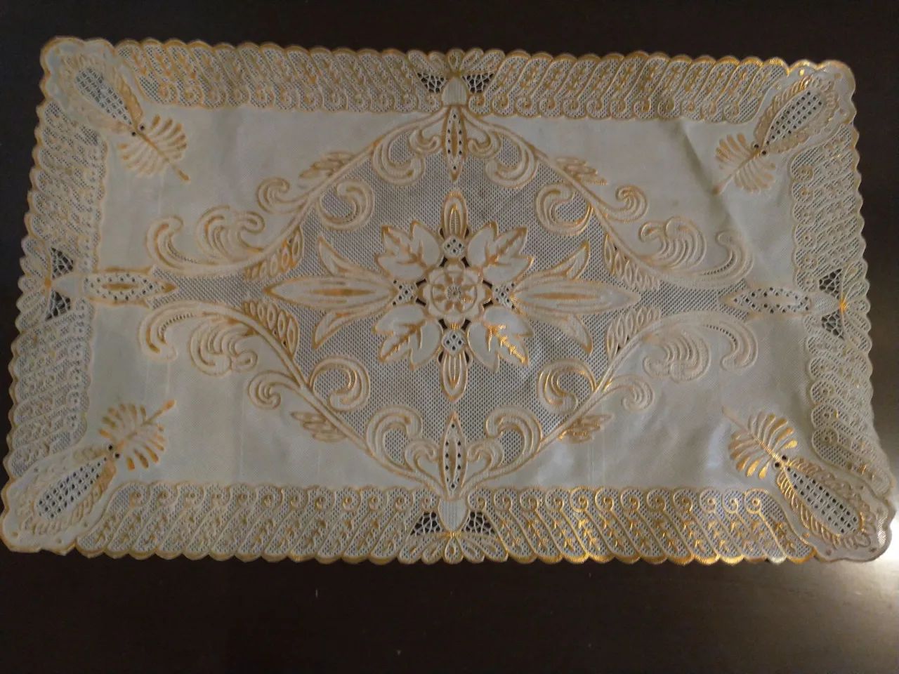 Toalha de centro de mesa 