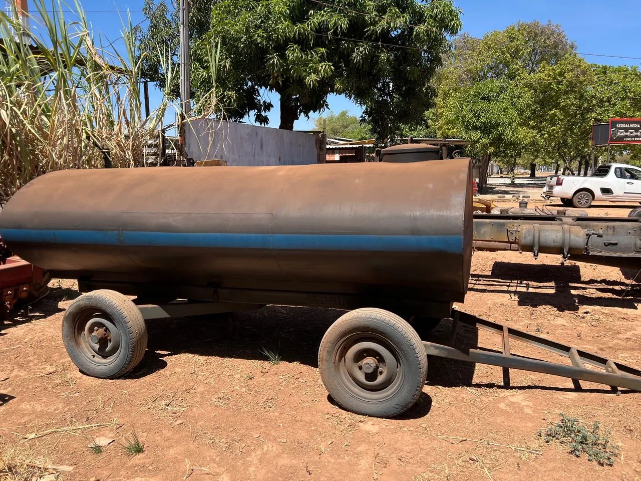 Tanque pipa agrícola 