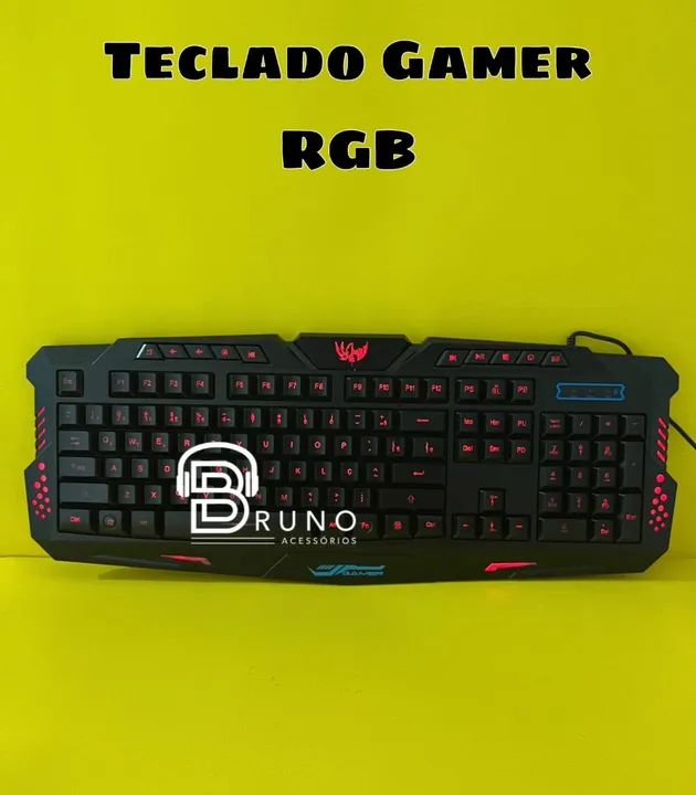 Teclado Gamer Led Vermelho