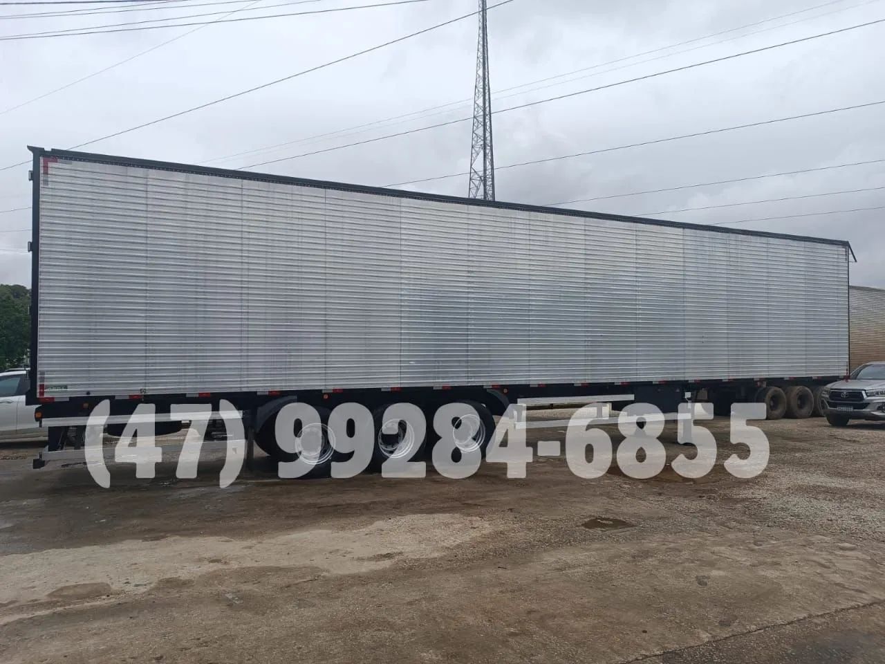 Carreta Baú 30 paletes ano 2020 semi nova super reforçada  - Foto 13