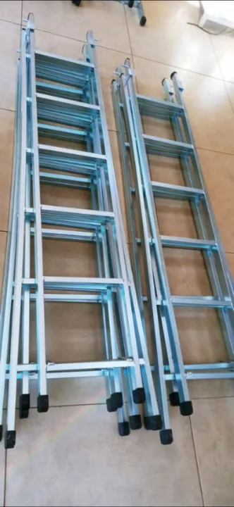 ESCADAS EXTENSIVA FERRO GALVANIZADO NOVAS 3,20M