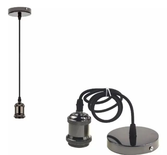 Soquete Pendente com fio 2x0,50mm  - Foto 2