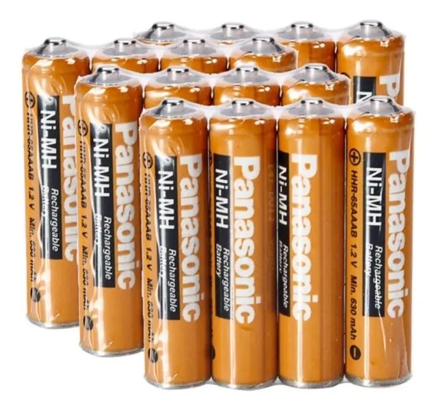 4 Pilhas Aaa Panasonic 1.2v 630 Mah Recarregaveis - Lacrada -Pta Entrega-temos quantidade