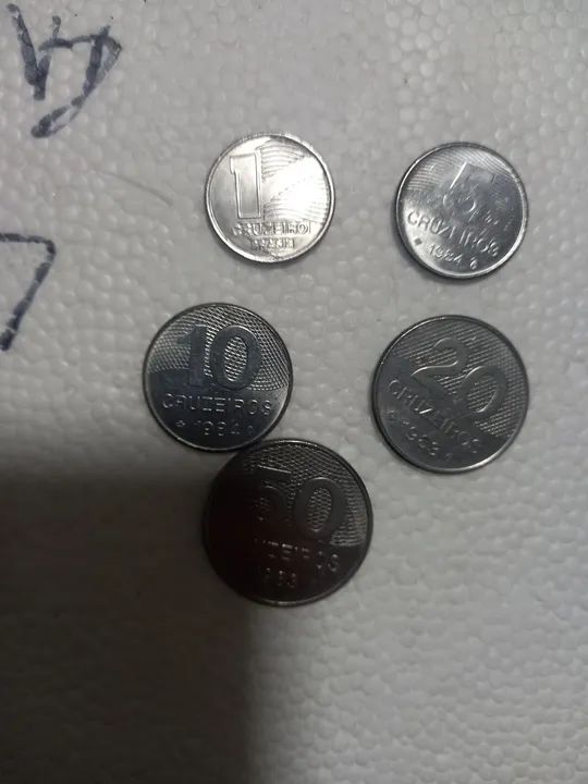 Moedas antigas do Brasil - Cruzeiros - Foto 4