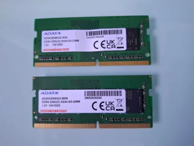 Memória ADATA 8GB DDR4 3200MHz Notebook AD4S32008G22-BGN SODIMM