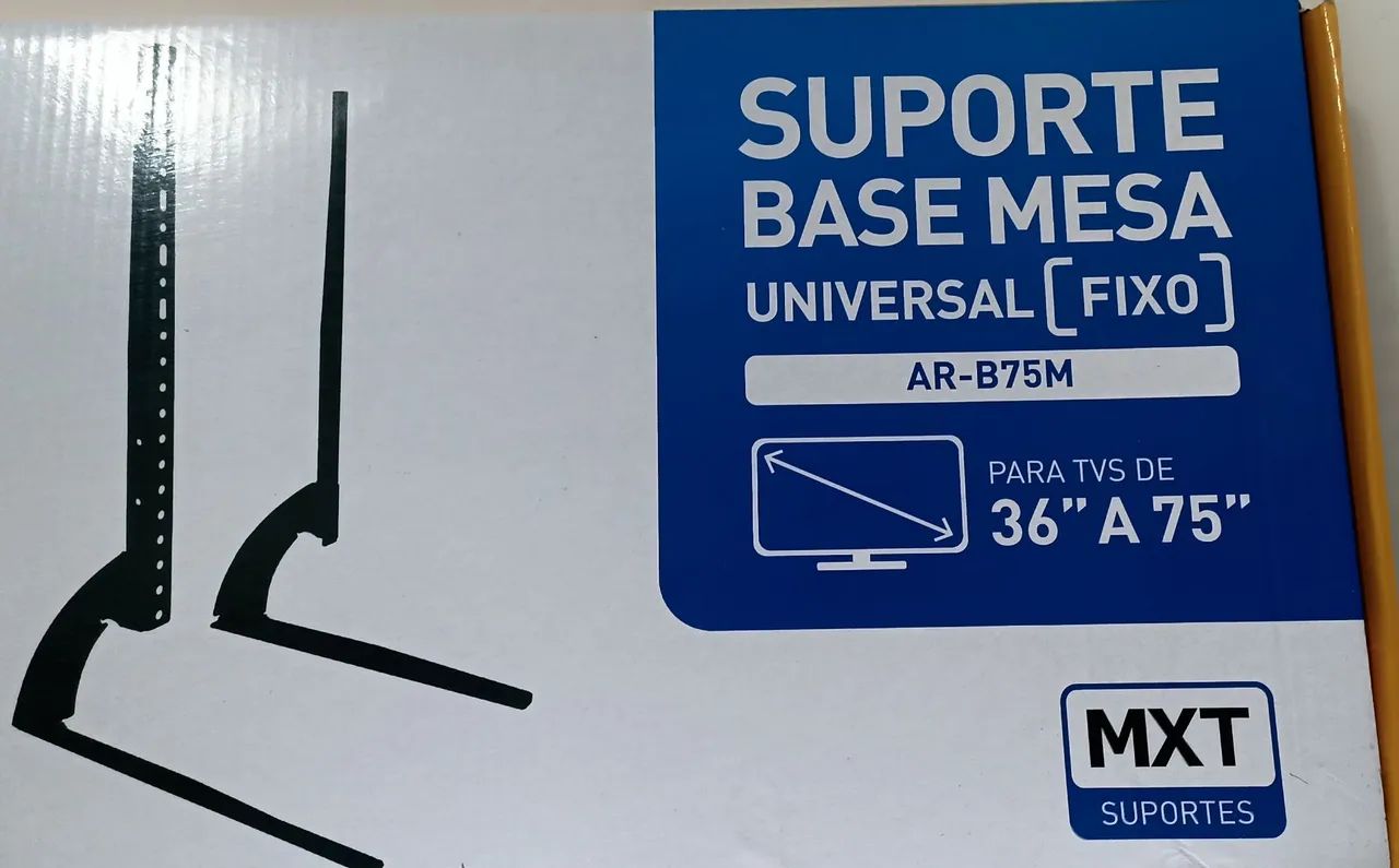 Suporte para TV Base Mesa Universal 36" a 75" 