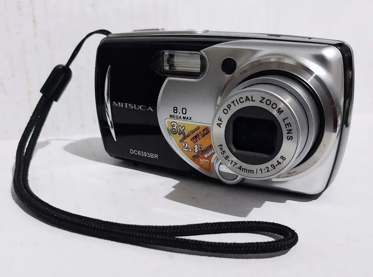 Câmera Digital MITSUCA - DC6393BR<br>8.0 Mega Max<br>AF Óptica Zoom<br>f=5.8- 17.4mm / 1:2.9- 4.8 - Foto 3