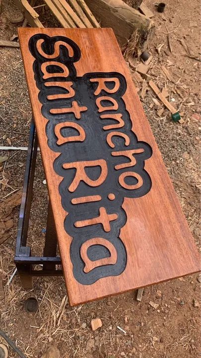 PLACAS DE MADEIRA RANCHO  - Foto 2