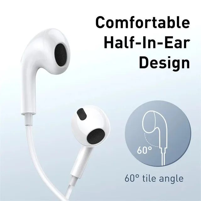 Fone com fio original Baseus Encok H17 - Foto 5
