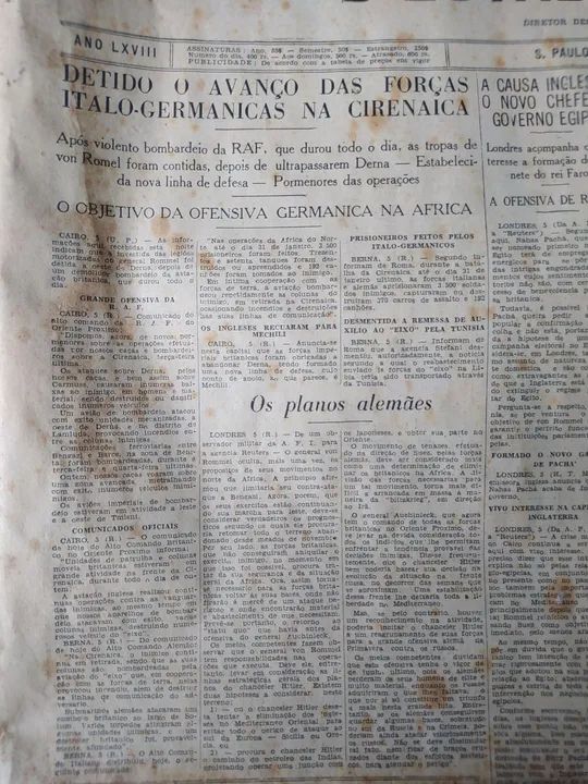 JORNAL DA 2° GUERRA MUNDIAL 2 Jornais completos  - Foto 3