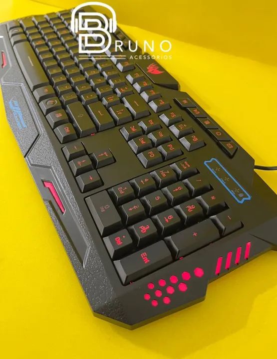 Teclado Gamer Led Vermelho - Foto 3