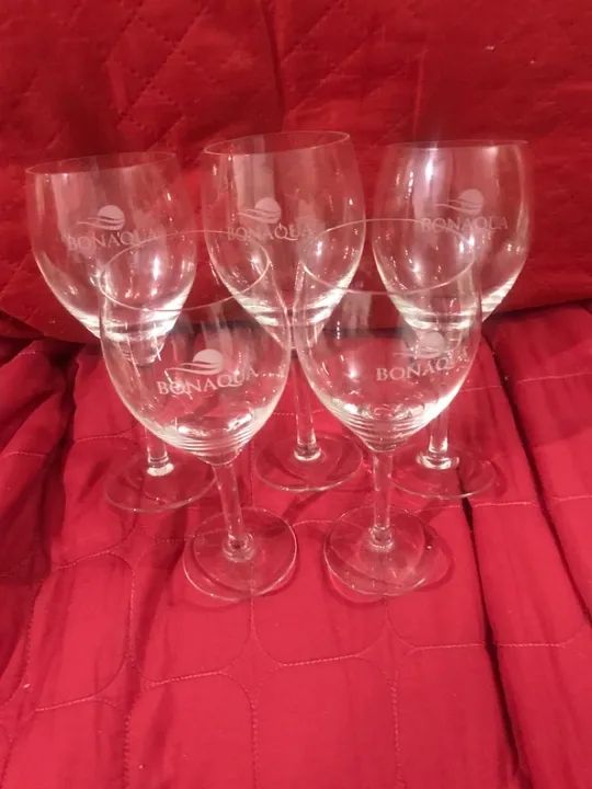 Promoção Urgente - 5 Taças de Cristal 18cm 