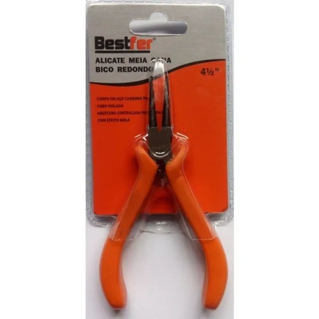 Alicate Bico Meia Cana Redondo Ac Niqu 4.1 Bestfer Bfh0508 - Foto 2