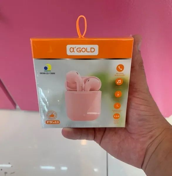 Lacrado Fone de Ouvido Bluetooth 5.0 Colors A'Gold FN-12 - Foto 2
