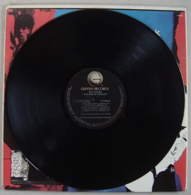 Lp Ric Ocasek 1987 Emotion In Motion Disco Vinil Com Encarte - Foto 3