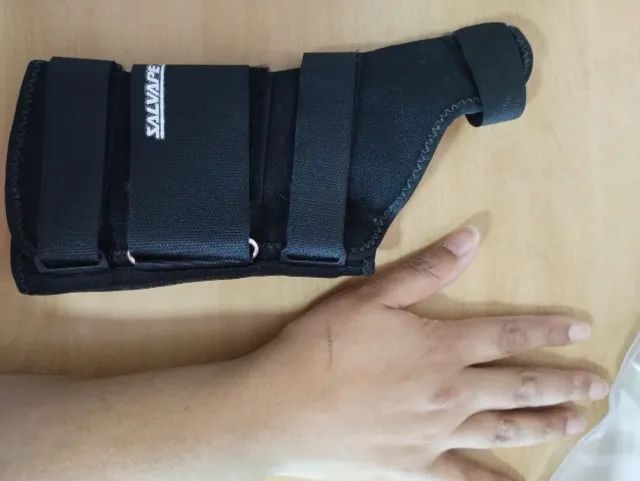 Tala Para Punho Com Apoio Polegar 437 Direita Salvapé Tamanho G - Foto 3