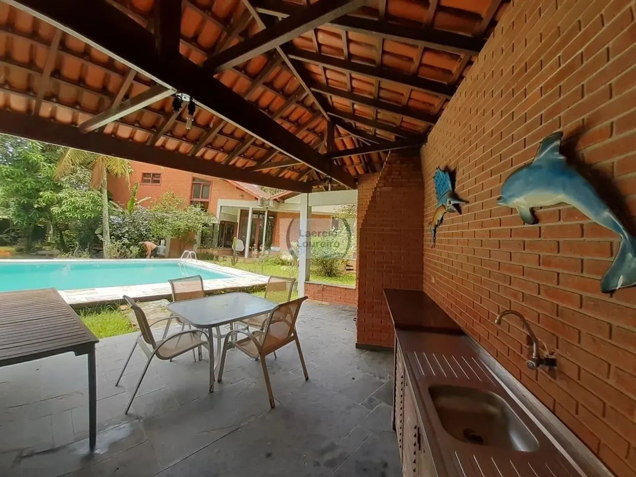 Casa com Piscina Churrasqueira e quintal no Guarujá - Foto 4