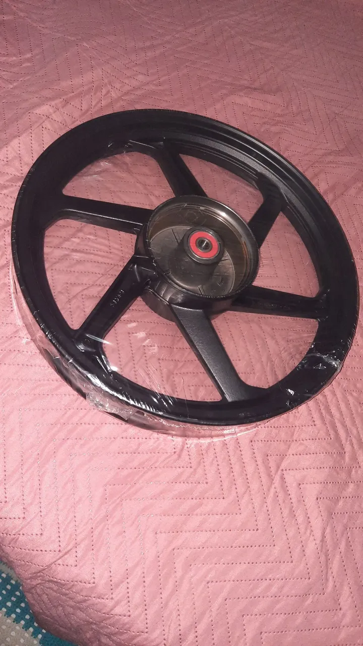 Roda de Moto Nova - Preta