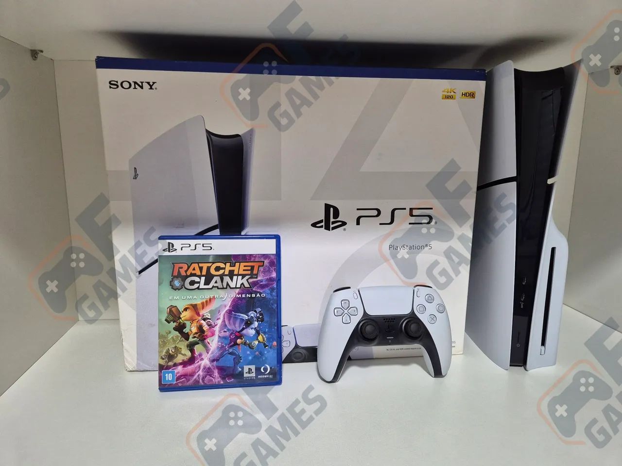 PS5 | Playstation 5 Slim 1TB Seminovo Com Leitor + Garantia | Aceito Cartão!!!