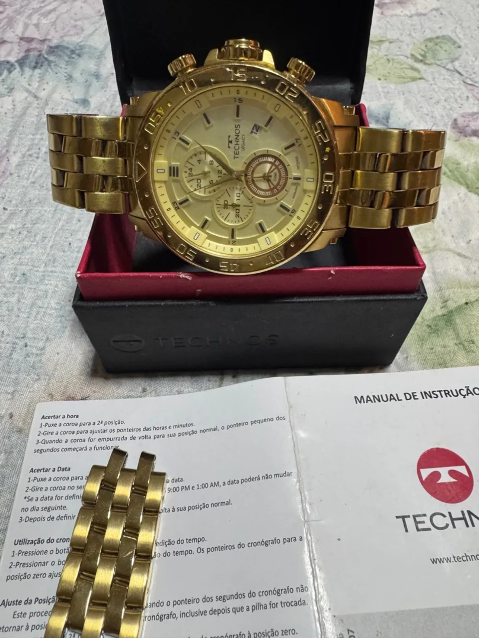 Relógio Technos Legacy Dourado