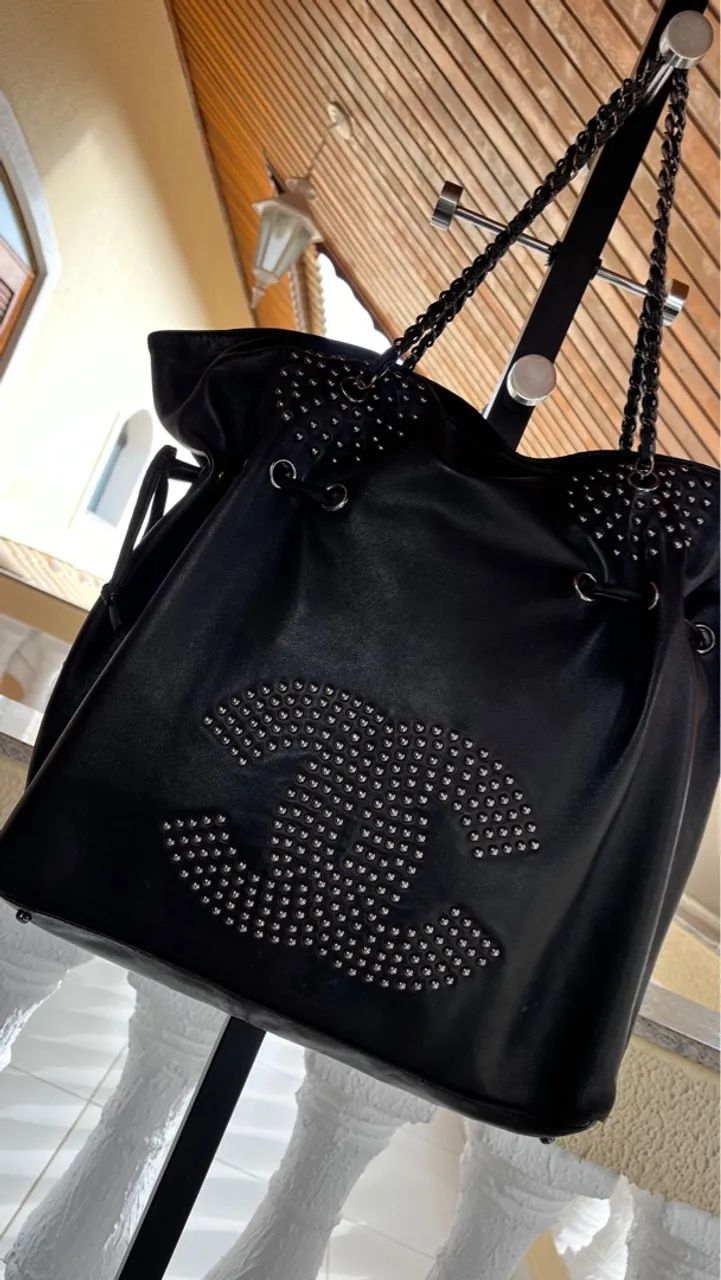 Bolsa Chanel Bon Bon Tote Vintage Preta