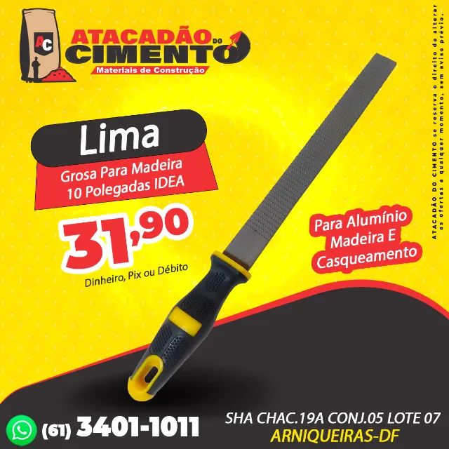 Lima Grosa Para Madeira 10 Polegadas IDEA