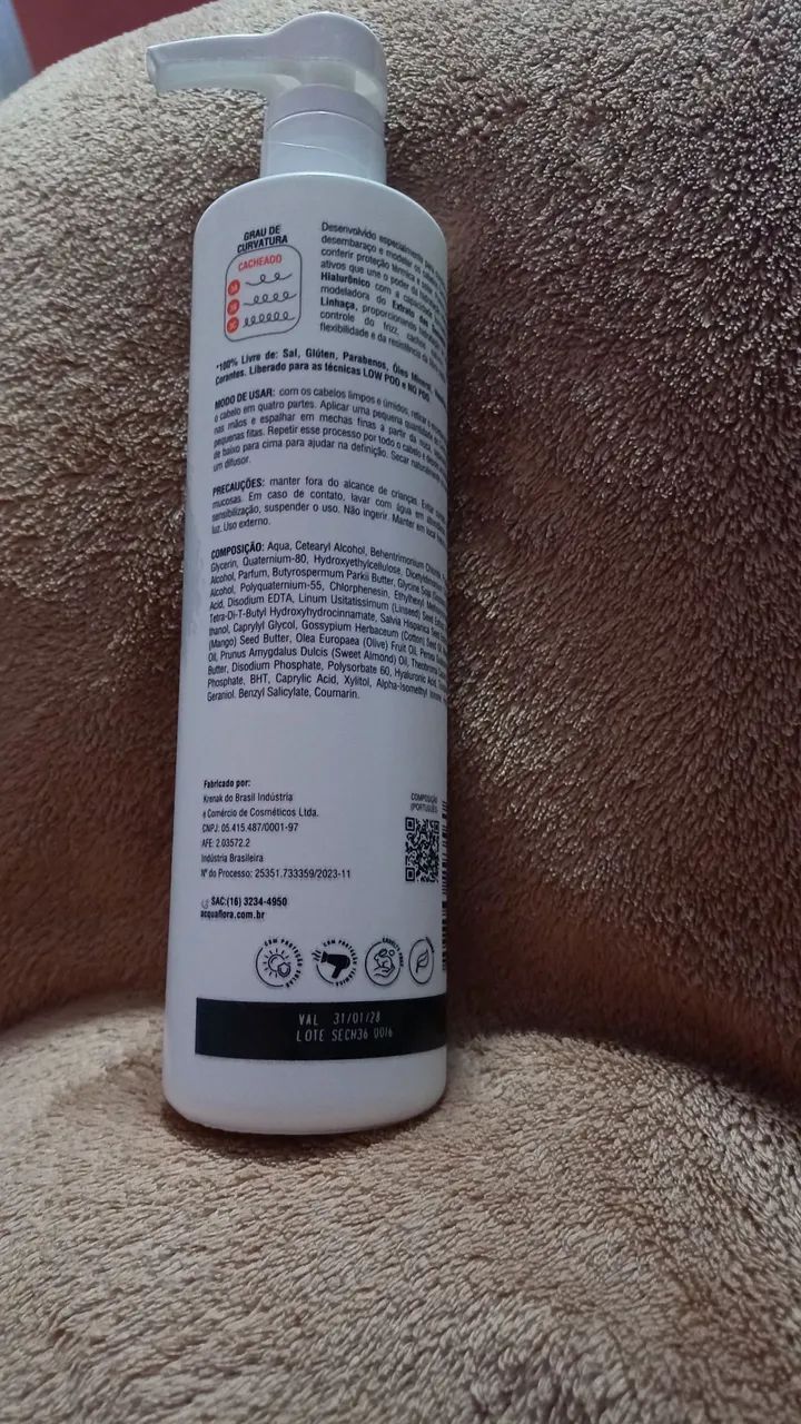 Forma Curvas Creme Modelador de Cachos 3ABC - 480ml - Foto 3