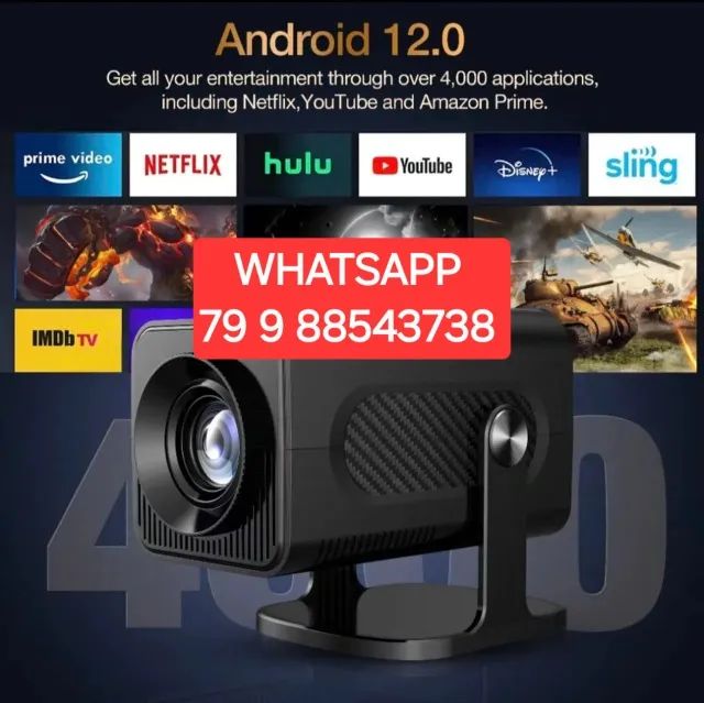 PROJETOR ANDROID - 2 MODELOS EM PROMOÇÃO - DURAWELL ORIGINAL HY320 HY300 