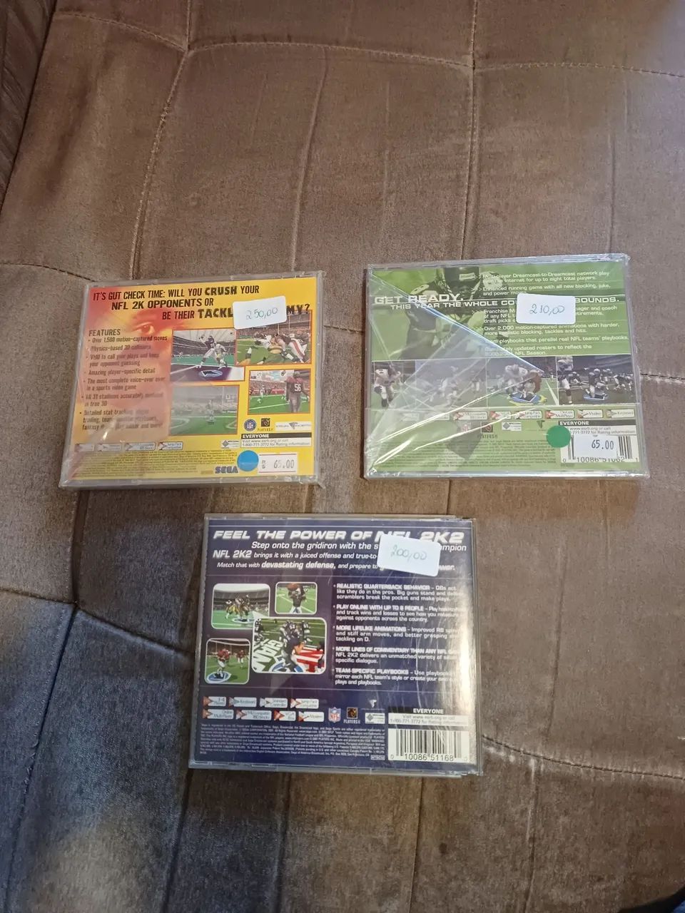Lote sega sports NFL 2k ' Dreamcast - Foto 2