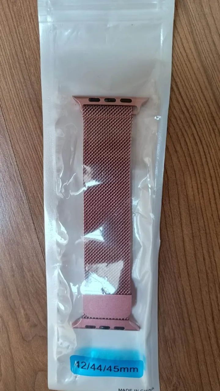 Pulseira Milanese De Aço Metal Para Smartwatch De 42/44/45/49mm - Foto 3