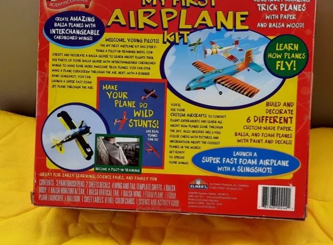 Kit de construção "Meu Primeiro Kit de Avião", da Scientific Explorer. - Foto 2