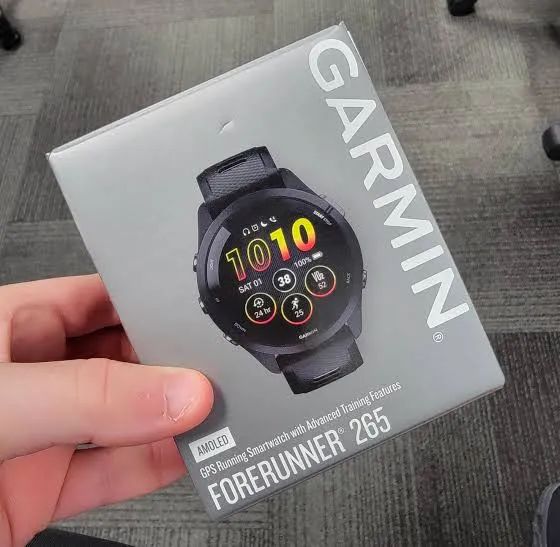 Relogio Garmin Forerunner 265 amoled black 46mm - Smartwatches