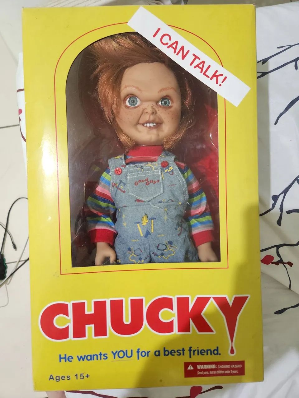 CHUCKY コレクター Chucky Good Guys FALA! Oficial Trick or Treat 38cm na Caixa