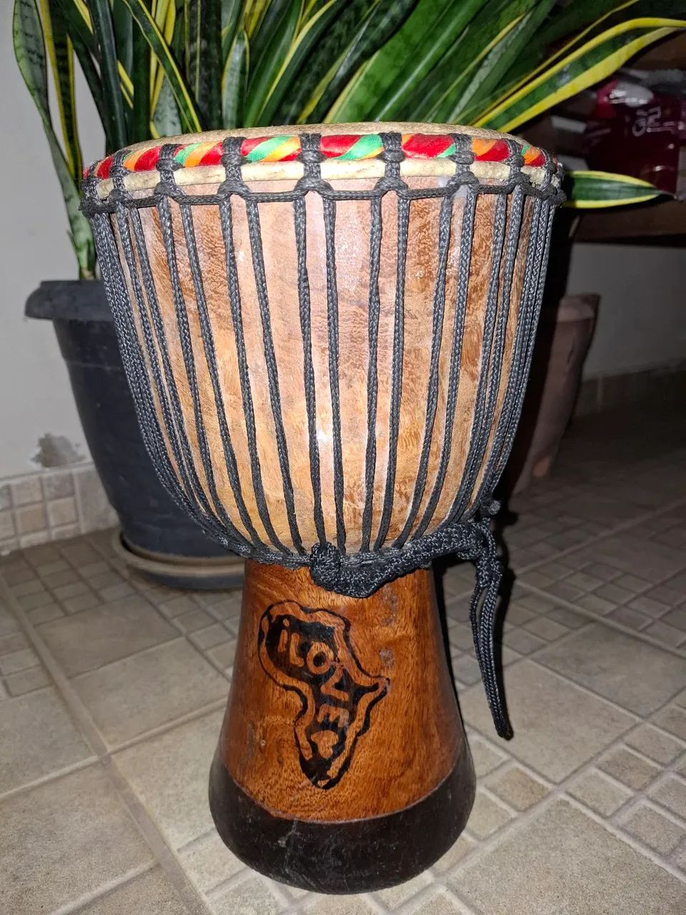 Djembe africano (seminovo) - Foto 2
