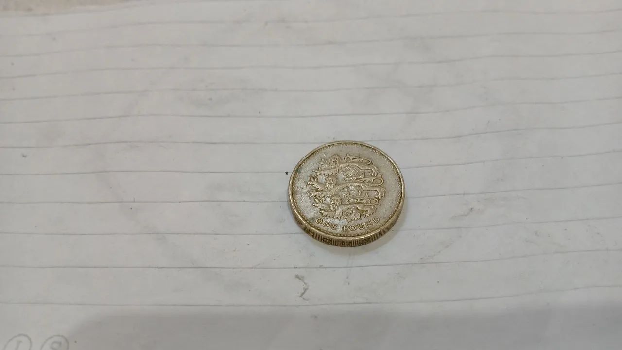 Moeda de 1 Libra Inglesa