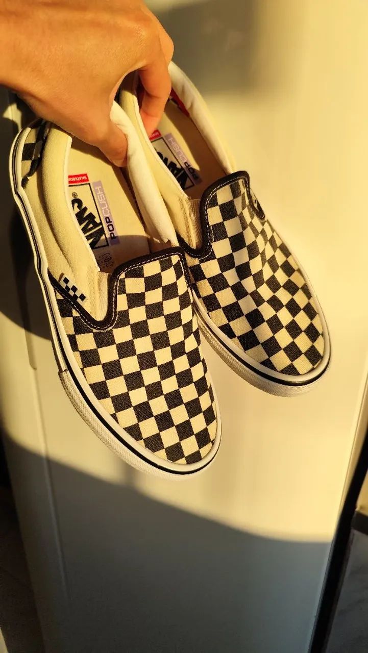 Vans Slip On Xadrez Tênis Vans Slip On Xadrez Calçados Carianos