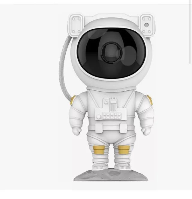 Projetor Astronauta Luminária Luz Galáxia Nebulosa Estrelas