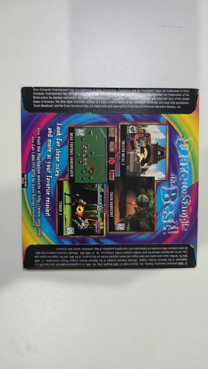 Interactive Cd Sampler Pack Vol.3 Demo Disc Ps1 Original (Usado) - Foto 2