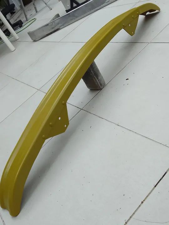 Parachoque Dianteiro Ford F-1 1948 à 1952, com Borda, Original - Foto 3