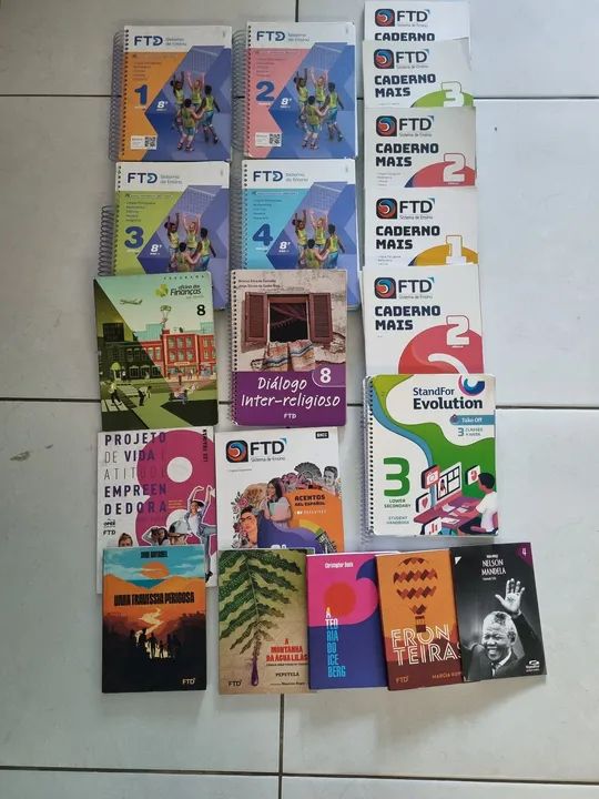 Livros Didáticos FTD - completo - 8º Ano com paradidaticos