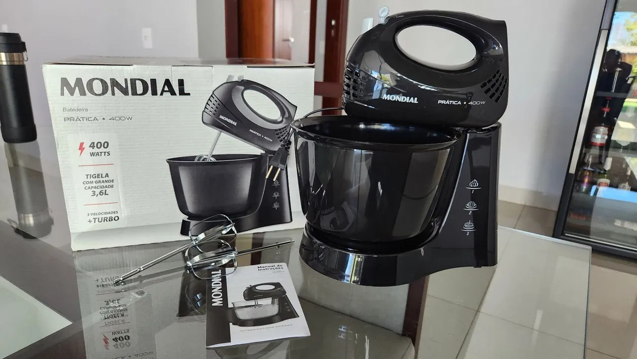 Batedeira Mondial 400W - Nova na caixa