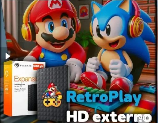 Retro games HD externo e interno retrobat emulec etc - Foto 2