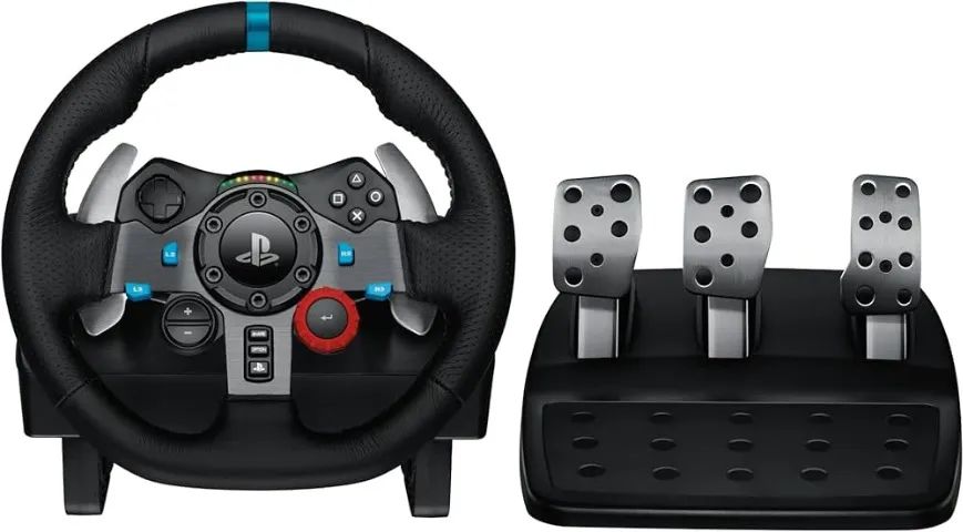 g29 logitech volante com pedais e cambio
