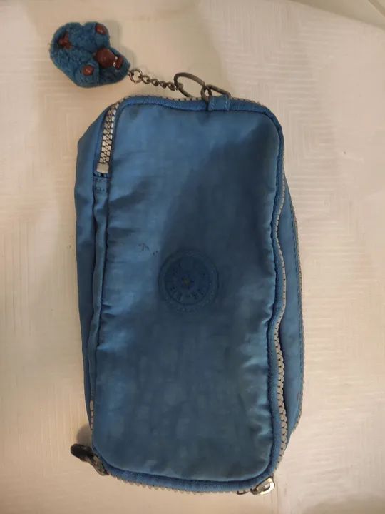 Estojo Kipling 100 Pens  Azul Original  - Foto 4