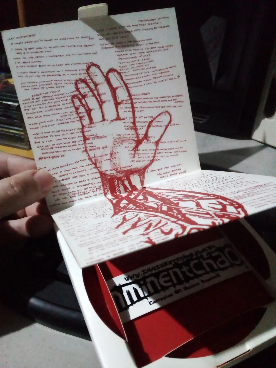 CD Imminent Chaos - Corrosion Of Human Essence 2006 Hardcore Thrash - Foto 3