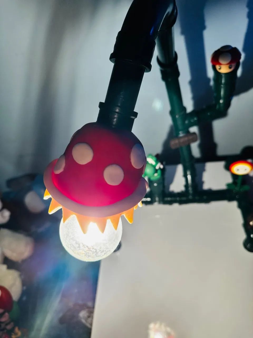 Luminária de mesa Super Mario Cano - usado - Foto 5