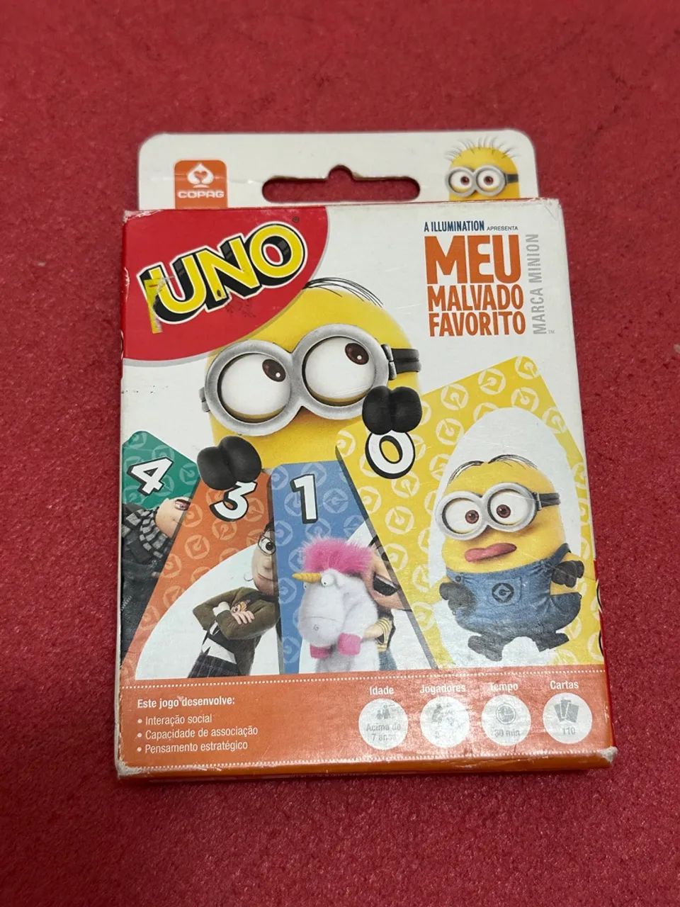 Jogo de cartas UNO Meu Malvado Favorito Hobbies e coleções