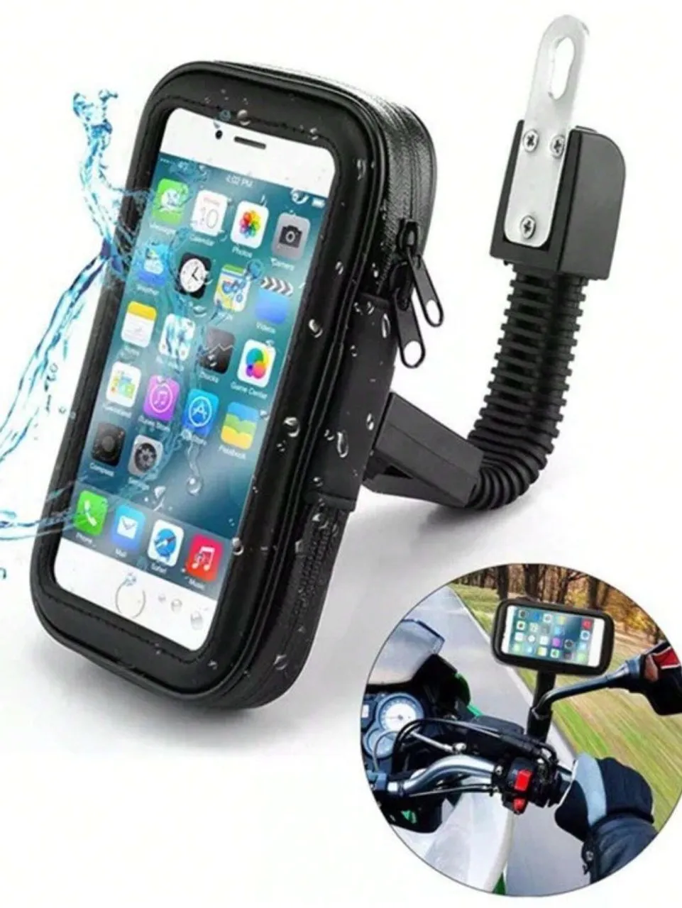 Suporte para celular para moto - Impermeável e resistente