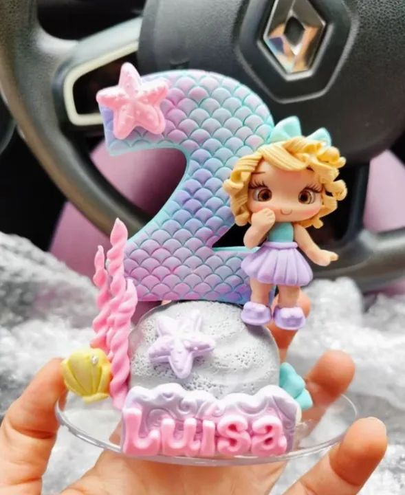 Topo de bolo biscuit, personalizados pra festas  - Foto 6