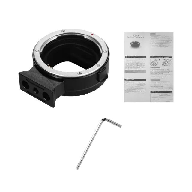 Adaptador Canon RF Lente Ef E Ef-s Mirrorless EosR R10 R7 Rp R8 R100 R100 Auto Foco (Novo)